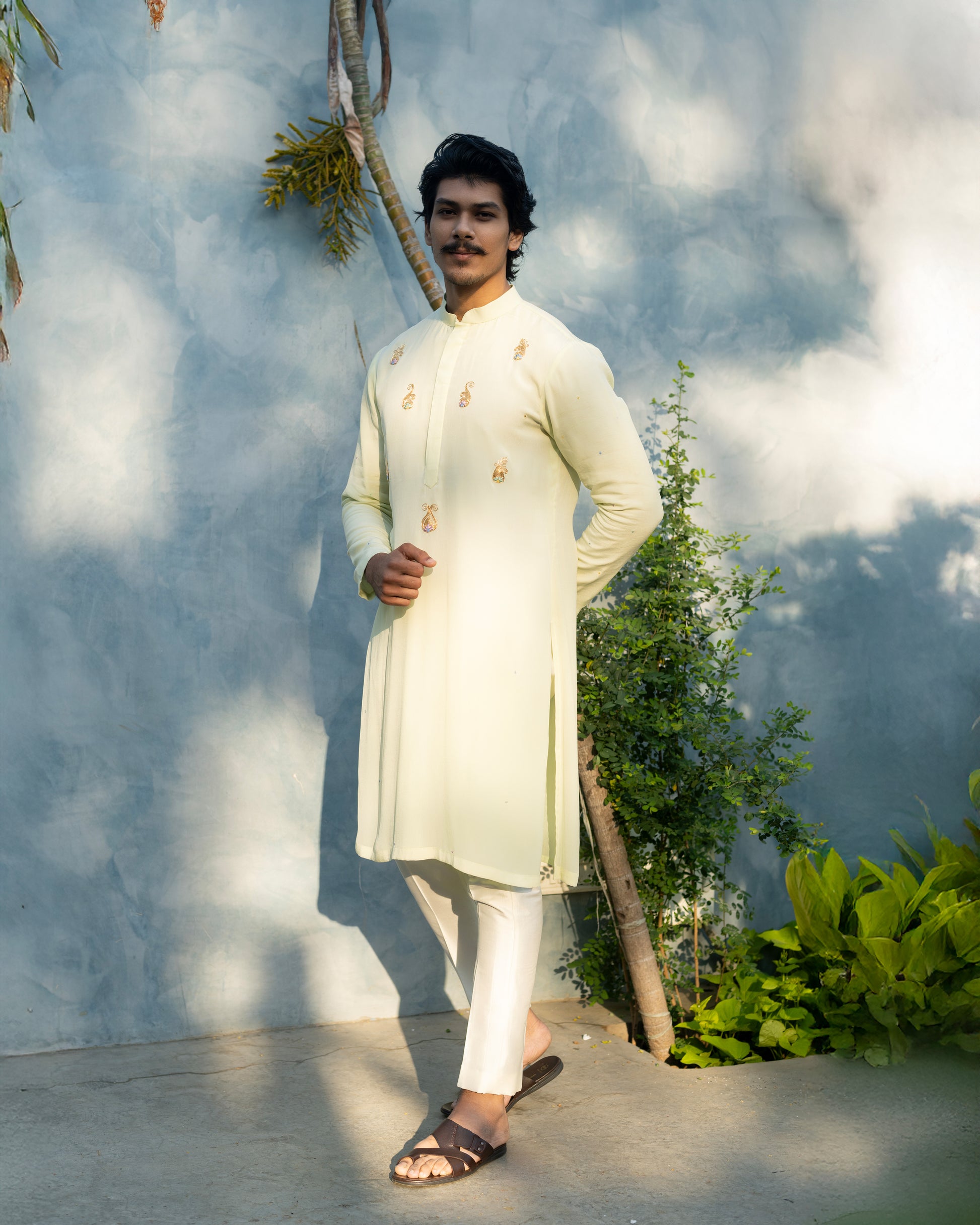 Sunkissed Paisley Kurta Set