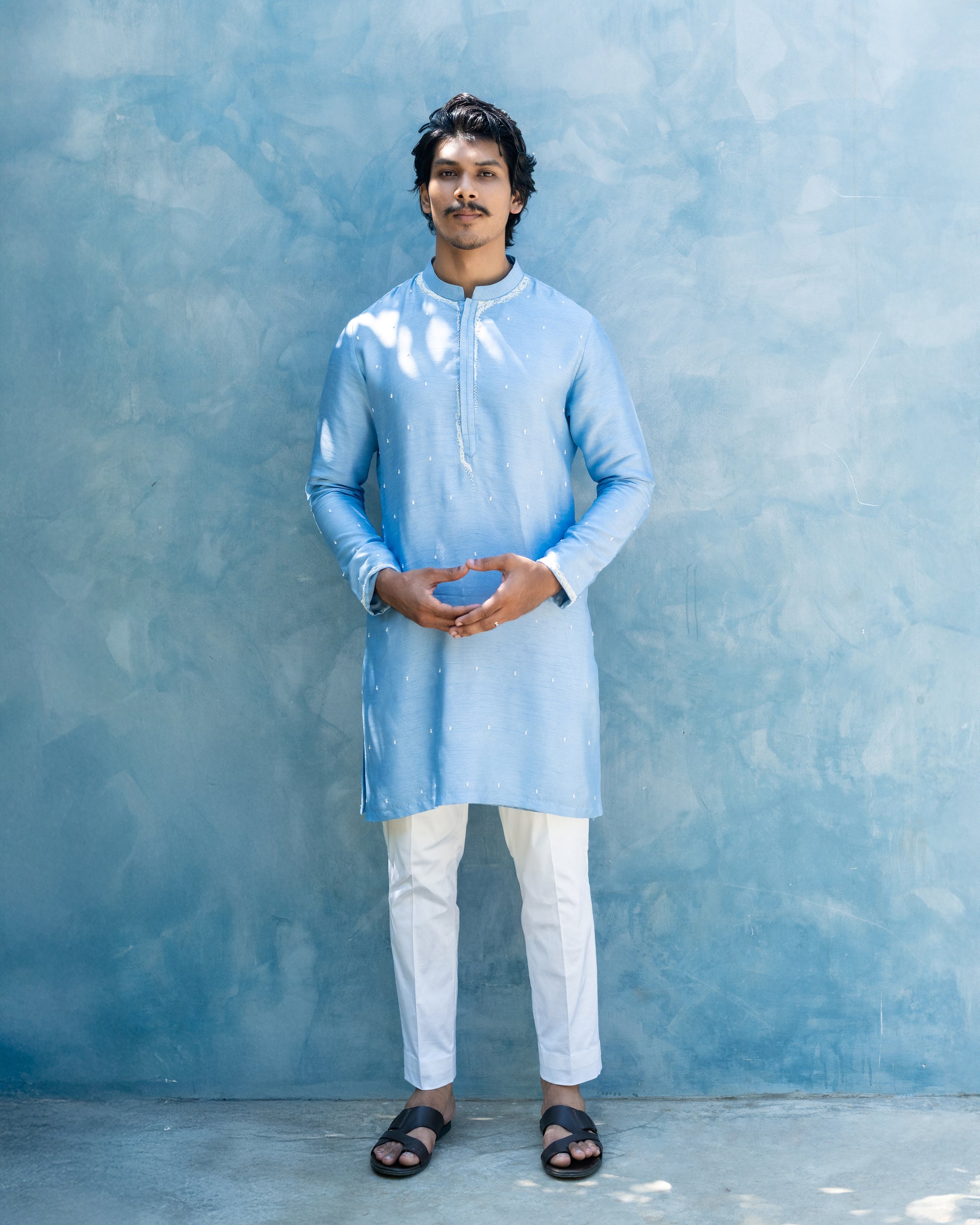 PEARL DROPS KURTA SET