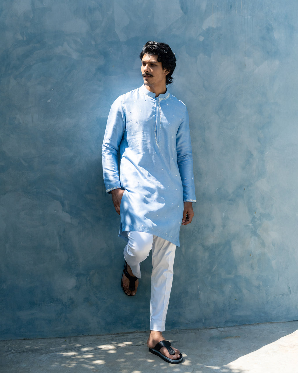 PEARL DROPS KURTA SET