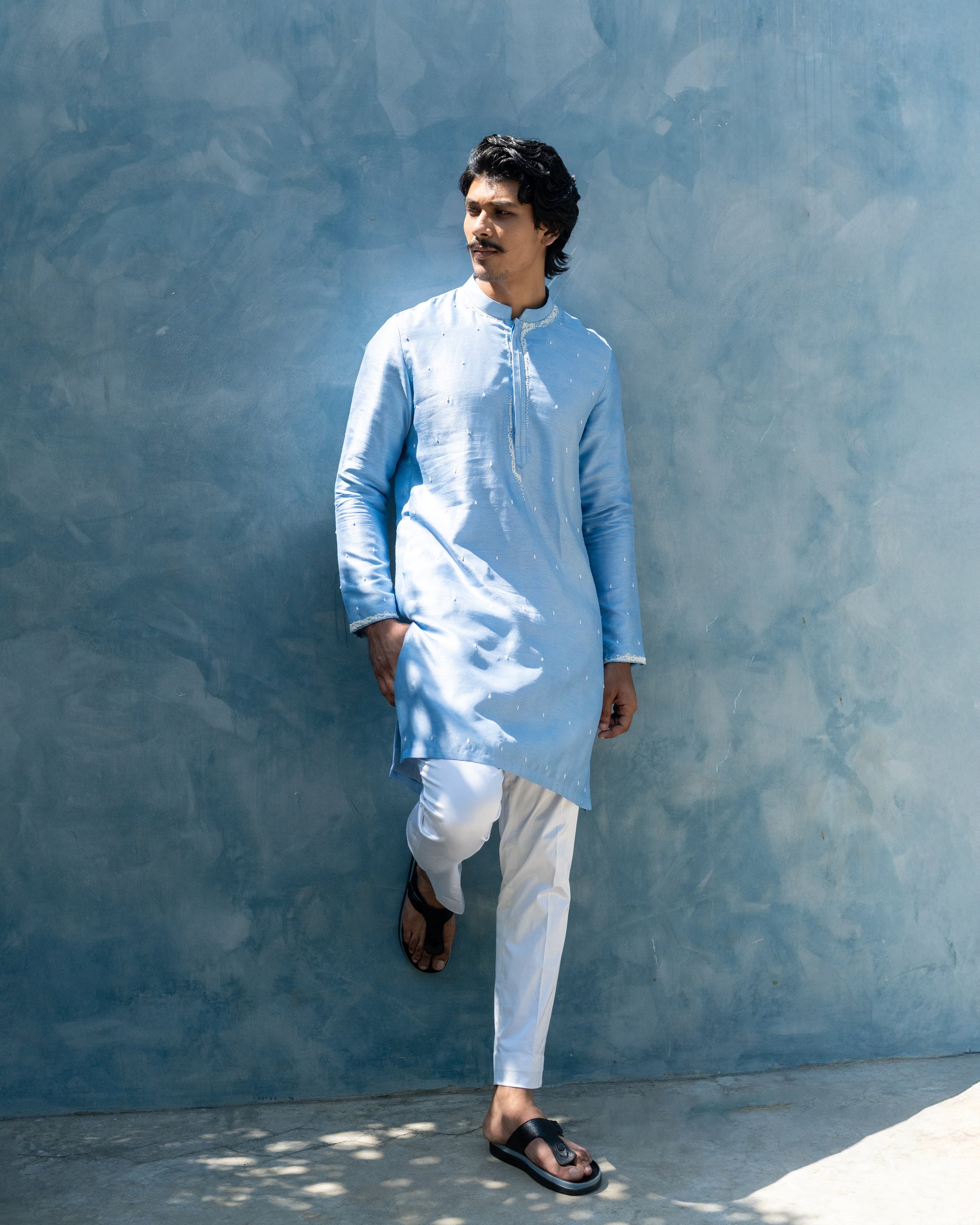 PEARL DROPS KURTA SET