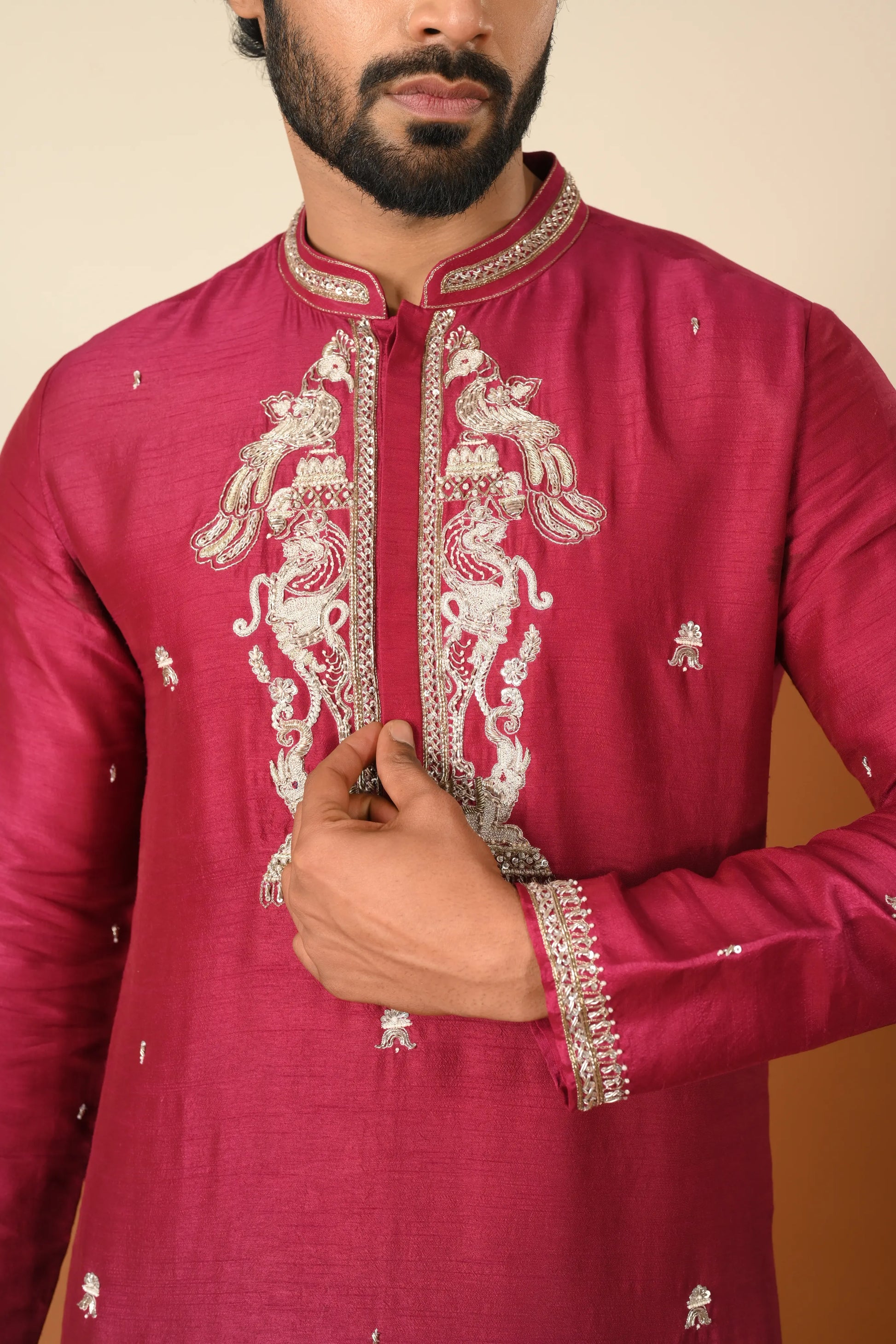 LION PILLAR KURTA SET