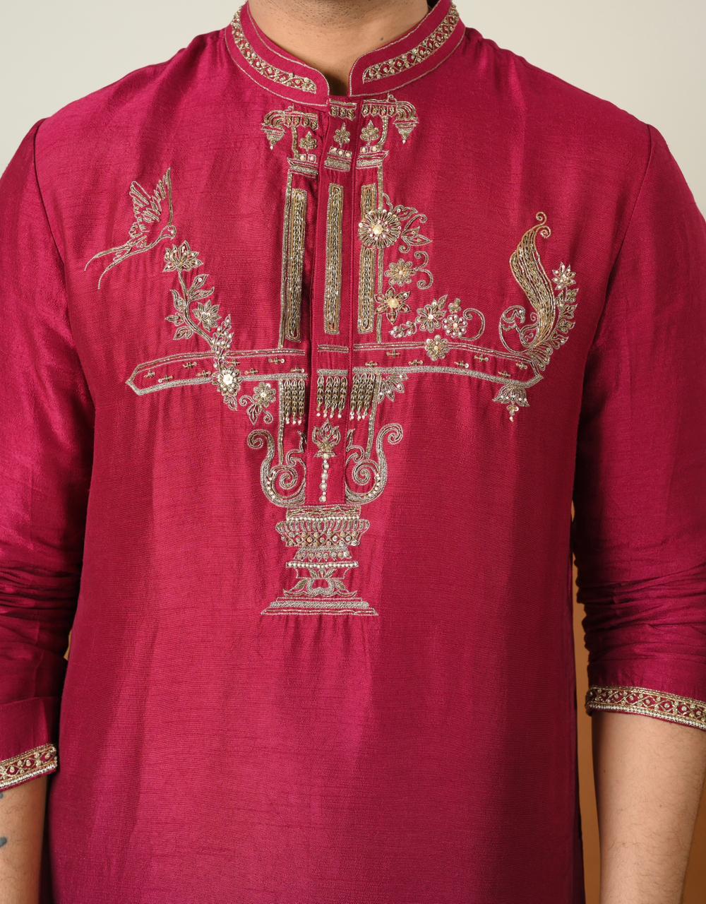 TEMPLE PILLAR KURTA SET